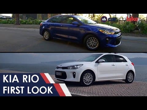 Kia Rio Sedan First Look - NDTV CarAndBike