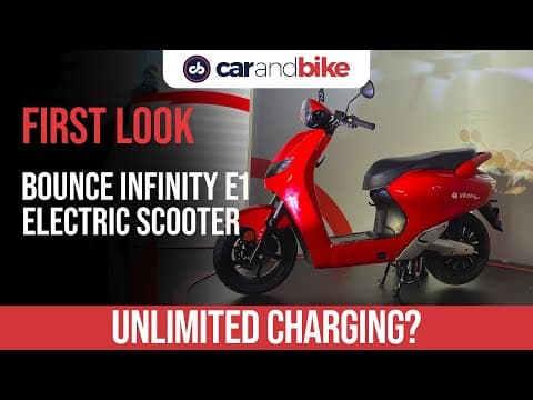 Bounce Infinity E1 Electric Scooter Launch: First Look | Unlimited Charging | carandbike