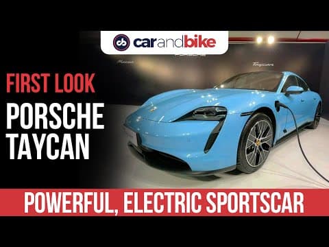 Porsche Taycan launched in India | First Look | carandbike