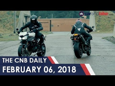 Triumph Speed Triple S & RS Revealed | Mahindra TUV300 MHawk 100 | Auto Expo 2018 Begins Tomorrow