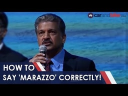 How To Say 'Marazzo' Correctly! | NDTV carandbike
