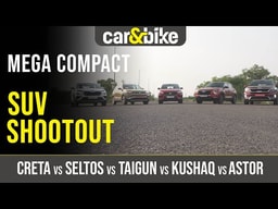 Hyundai Creta vs Kia Seltos vs VW Taigun vs Kushaq vs MG Astor I Mega Compact SUV Shootout