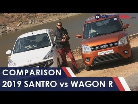 Maruti Suzuki Wagon R Vs Hyundai Santro |  Price, Specifications, Features, Mileage | carandbike