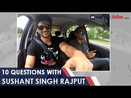 Rapid Fire Drive With Sushant Singh Rajput | NDTV CarAndBike