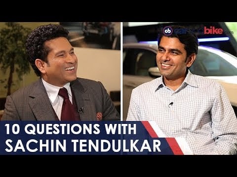 Rapid Fire Round With Master Blaster Sachin Tendulkar | Sachin Tendulkar | carandbike