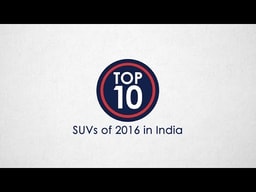 Top 10 SUVs of 2016 In India - NDTV CarAndBike