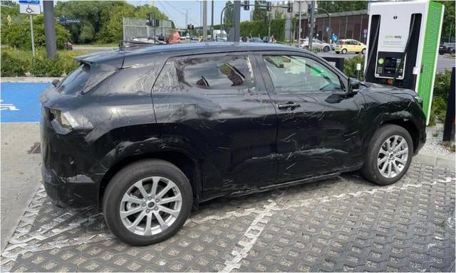 Maruti Suzuki EVX Electric SUV Spied In Production Form For The First Time