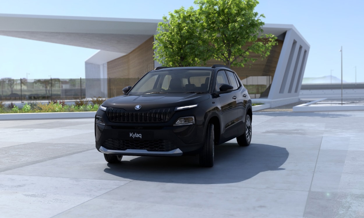 Skoda Kylaq Black Front Grille