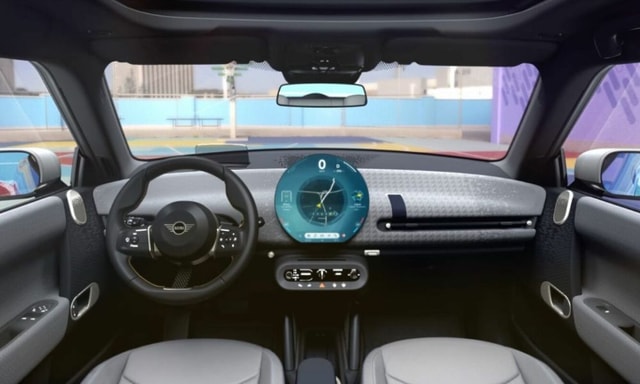 New Mini Cooper EV Cabin Revealed With Refreshed Design Approach New Mini Cooper EV Cabin Revealed With Refreshed Design Approach