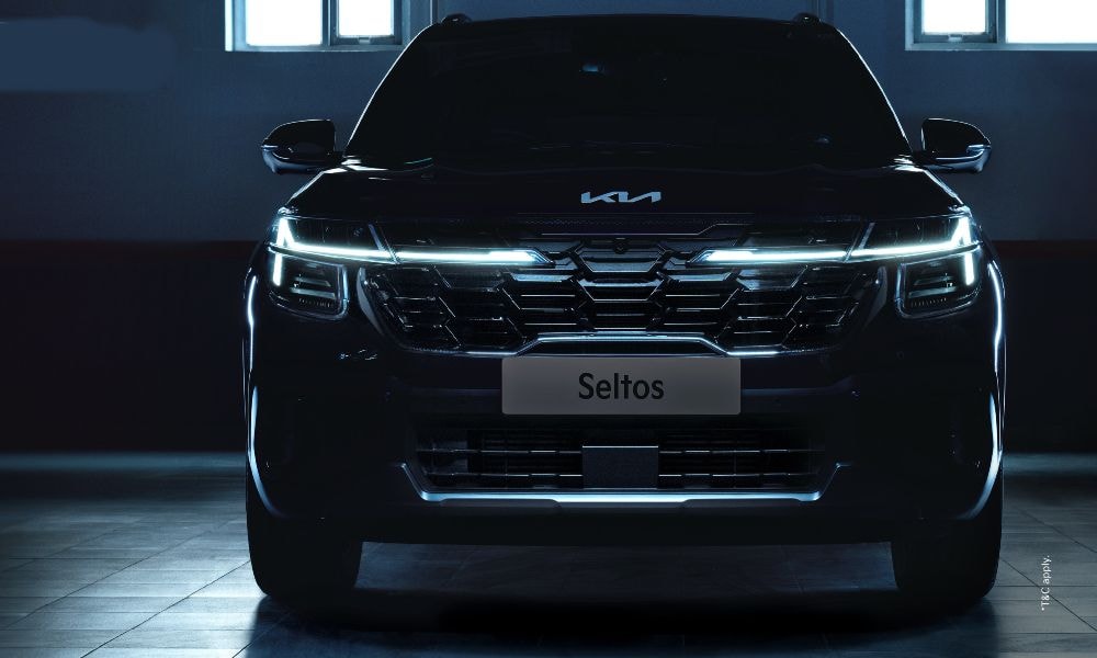 Interior Of the Upcoming KIA Seltos Facelift Teased  Interior Of the Upcoming KIA Seltos Facelift Teased