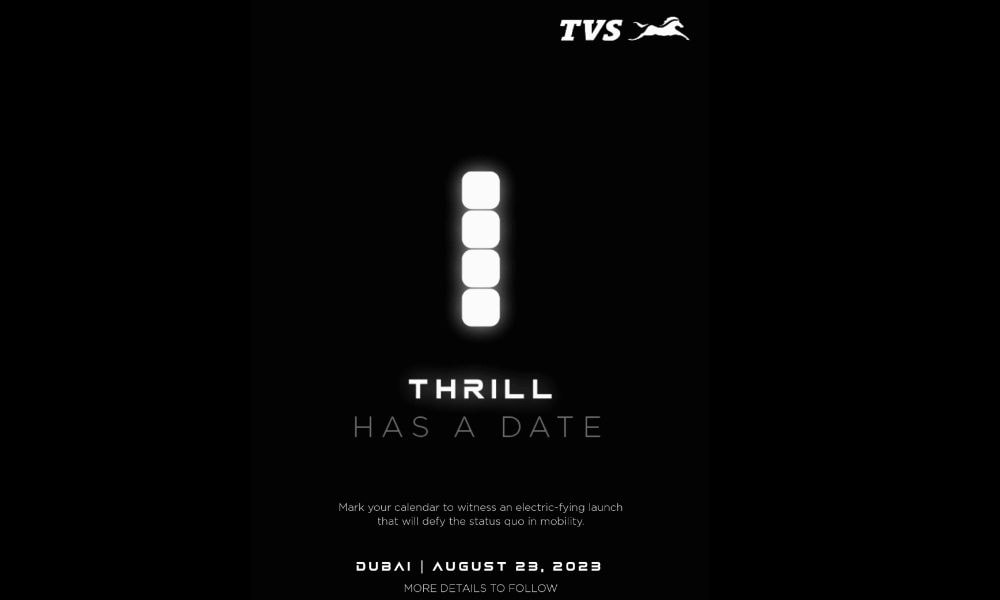 TVS Teases New Electric Scooter. Could It Be The Creon? TVS Teases New Electric Scooter. Could It Be The Creon?