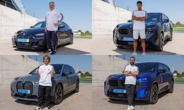 Real Madrid Players To Now Drive Electrifed BMWs  Real Madrid Players To Now Drive Electrifed BMWs