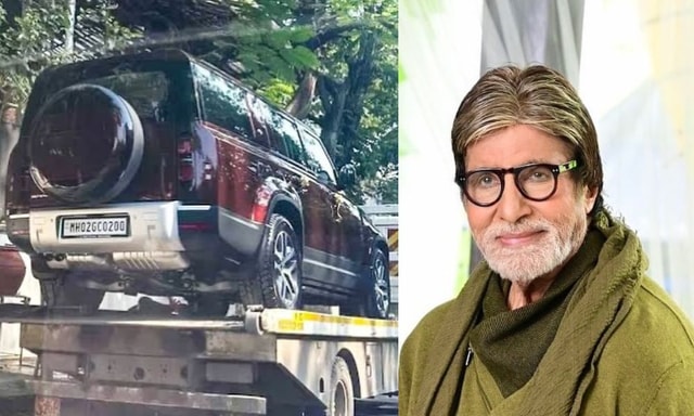 Amitabh Bachchan Takes Delivery Of The Land Rover Defender 130 Amitabh Bachchan Takes Delivery Of The Land Rover Defender 130
