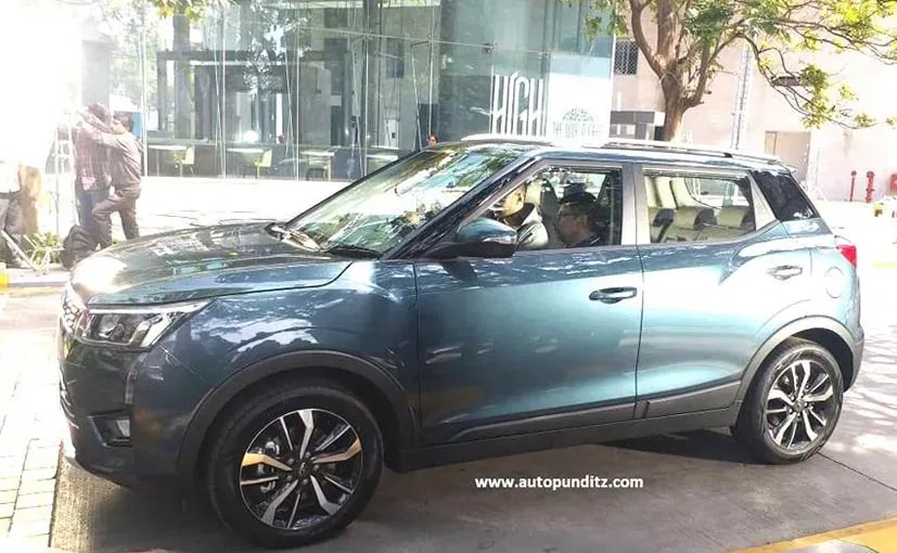 Mahindra XUV300 Spotted During TVC Shoot Mahindra XUV300 Spotted During TVC Shoot