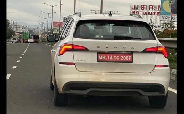 Skoda Kamiq SUV Spotted Testing In India Skoda Kamiq SUV Spotted Testing In India