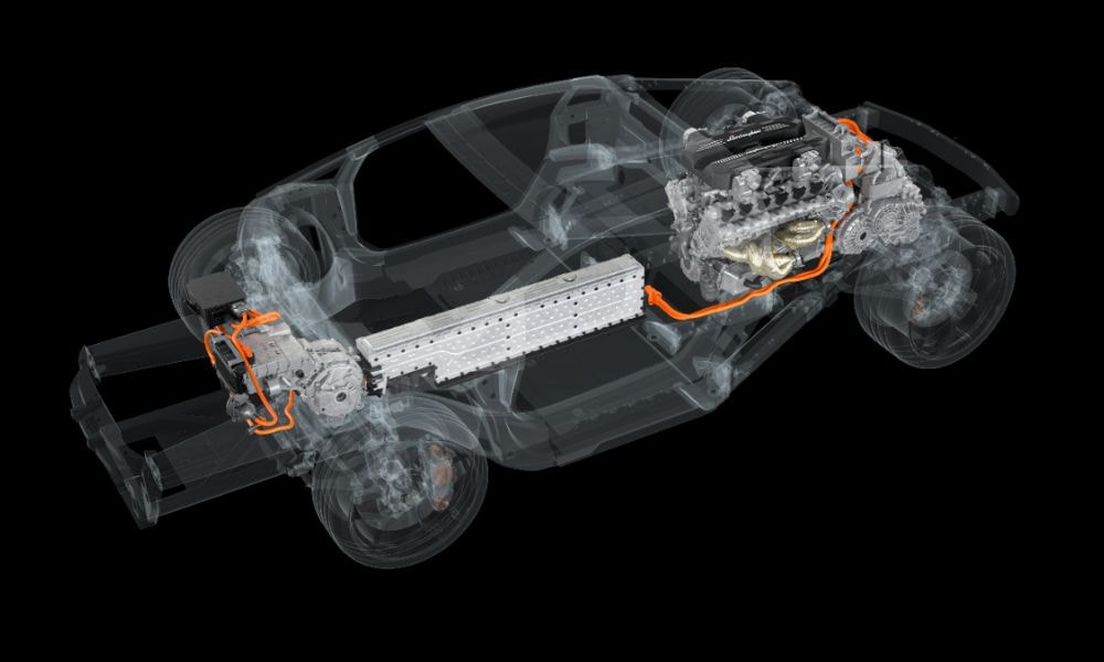 Lamborghini Reveals New 1,000 bhp+ V12 Plug-In Hybrid Powertrain Lamborghini Reveals New 1,000 bhp+ V12 Plug-In Hybrid Powertrain