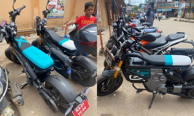 BMW CE 02 Electric Scooter Spied On Test In India BMW CE 02 Electric Scooter Spied On Test In India