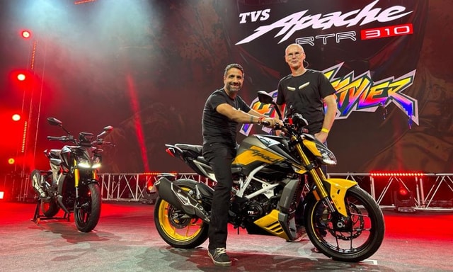 TVS Apache RTR 310 Launched At Rs 2.43 Lakh  TVS Apache RTR 310 Launched At Rs 2.43 Lakh