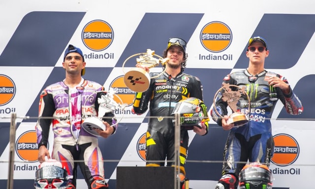 Bharat MotoGP Race: Marco Bezzecchi Dominates The First Ever Indian Grand Prix While Marquez And Bagnaia Crash Bharat MotoGP Race: Marco Bezzecchi Dominates The First Ever Indian Grand Prix While Marquez And Bagnaia Crash