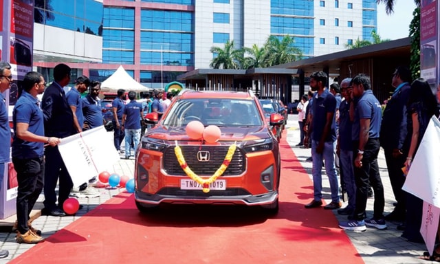 Honda Delivers 200 Units Of The Elevate In Chennai  Honda Delivers 200 Units Of The Elevate In Chennai