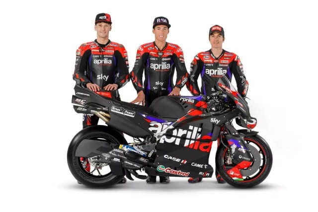 Aprilia Unveils Revamped 2024 MotoGP Livery Ahead of Qatar Test Aprilia Unveils Revamped 2024 MotoGP Livery Ahead of Qatar Test
