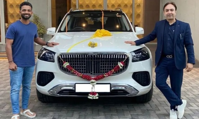 Indian Cricket Star Ajinkya Rahane Brings Home A Mercedes-Maybach GLS 600 SUV Indian Cricket Star Ajinkya Rahane Brings Home A Mercedes-Maybach GLS 600 SUV