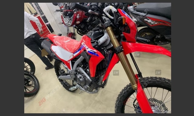 Honda CRF300L Spotted At A Dealership In India Honda CRF300L Spotted At A Dealership In India