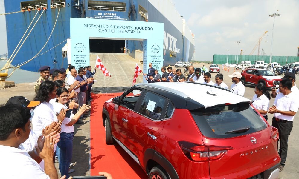 Nissan India Exports One Million Vehicles Nissan India Exports One Million Vehicles