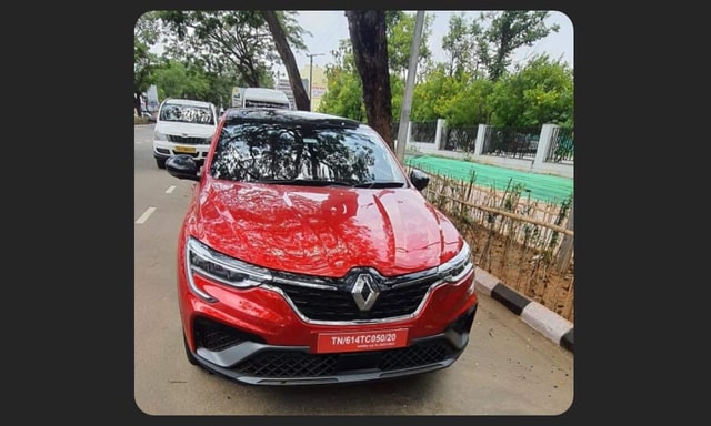 Renault Arkana Coupe SUV Spotted Undisguised In India Renault Arkana Coupe SUV Spotted Undisguised In India